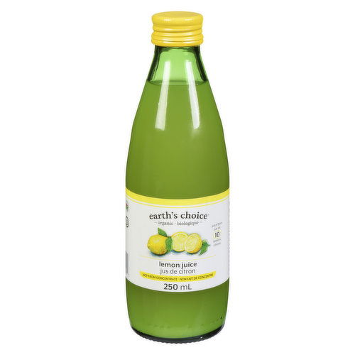 Earth's Choice - Organic Lemon Juice