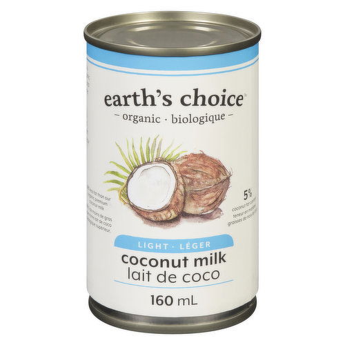 Earth's Choice - Organic Coconut Milk - Light