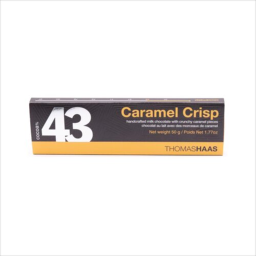 THOMAS HAAS - 43% Caramel Crisp Chocolate Bar