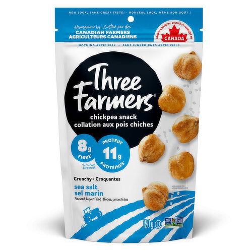 Three Farmers - Roasted Chick Peas - Lightly Salted