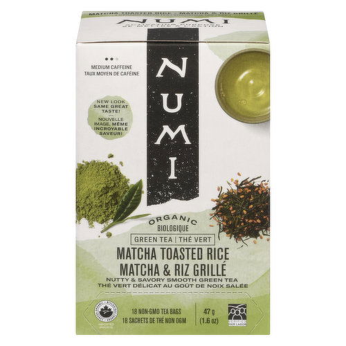 Numi Tea - Green Tea - Matcha Roasted Rice