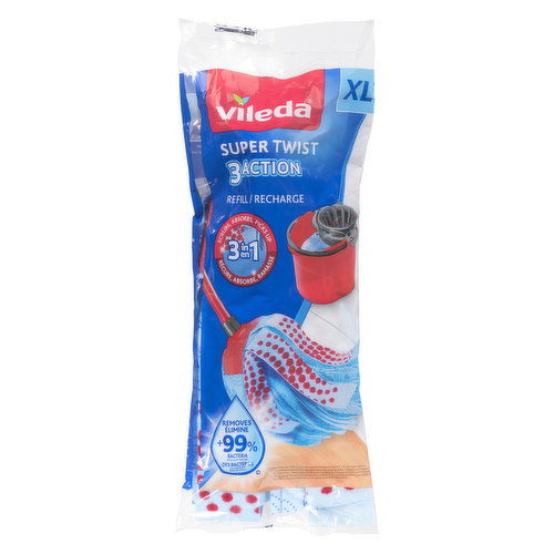 Vileda - Microfibre Super Twist Mop Refill
