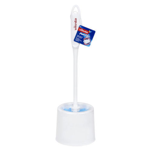 Vileda - Powerfibers Toilet Brush with Caddy