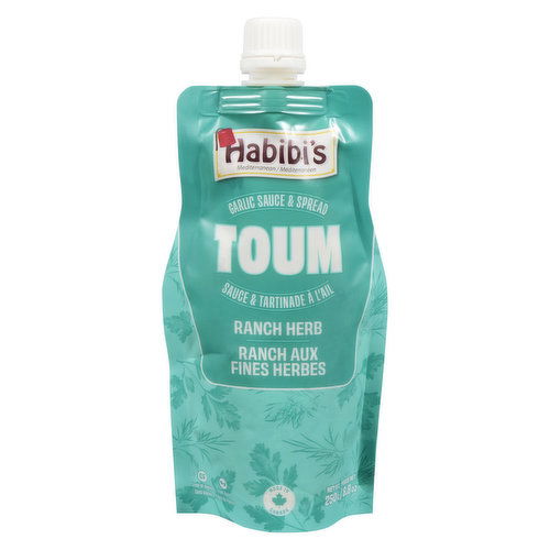 Habibi's - Toum Garlic Sauce & Spread Ranch Herb