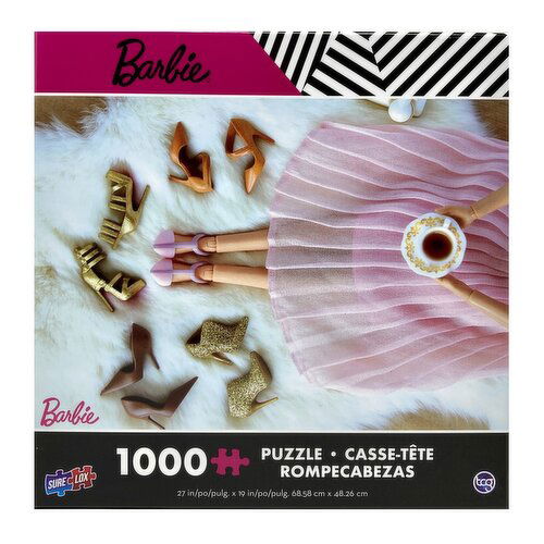 Sure Lox - Barbie Shoes & Coffee Puzzle 1000pc