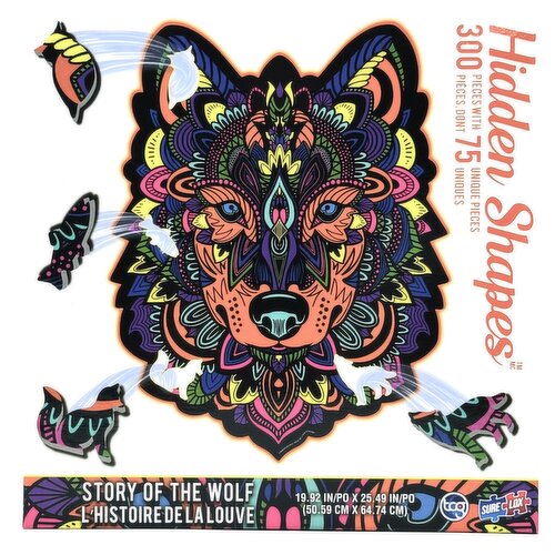 Surelox - Hidden Shape Wolf 300pc Puzzle