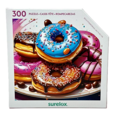 Surelox - Donut Worry Be Happy 300pc Puzzle