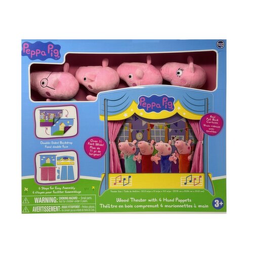 Peppa Pig - Theatre & 4 Puppets