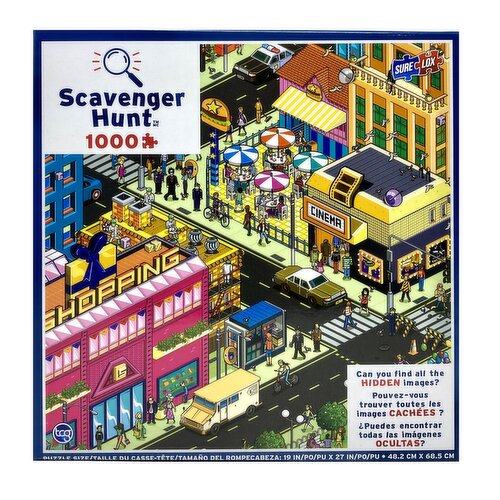 Sure Lox - Scavenger Hunt City Puzzle 1000pc