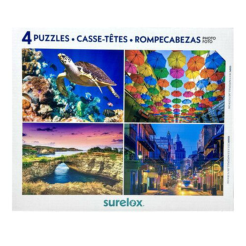 Surelox - Ocean/City Life 1000/500pc Puzzle