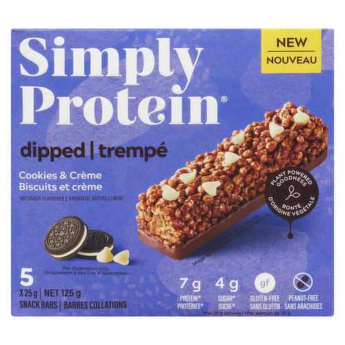 Simply Protein - Dipped Bars Cookies & Creme