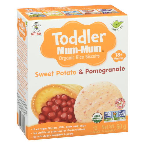 HOT-KID - Toddler Mum Mum Sweet Potato Pomegranate Rice