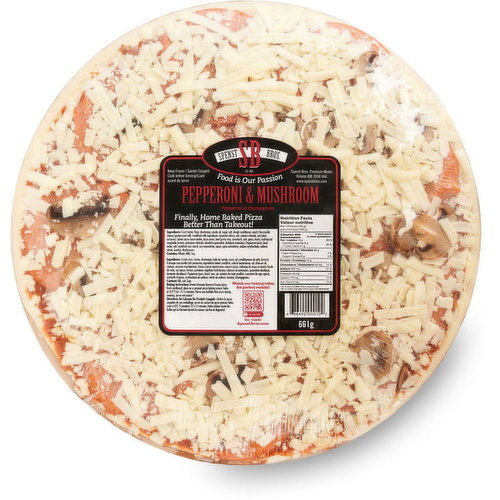 Spenst Bros - Pepperoni & Mushroom Pizza