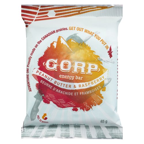 GORP - Clean Energy Bar - Peanut Butter & Raspberry