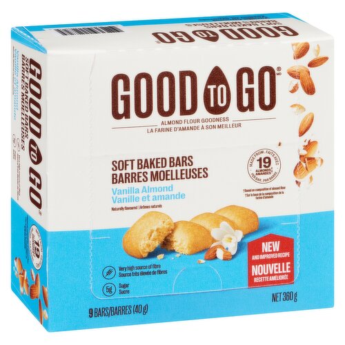 Good To Go - Soft Baked Bars - Vanilla Almond