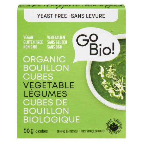 Gobio - Vegetable Bouillon Cubes No Yeast