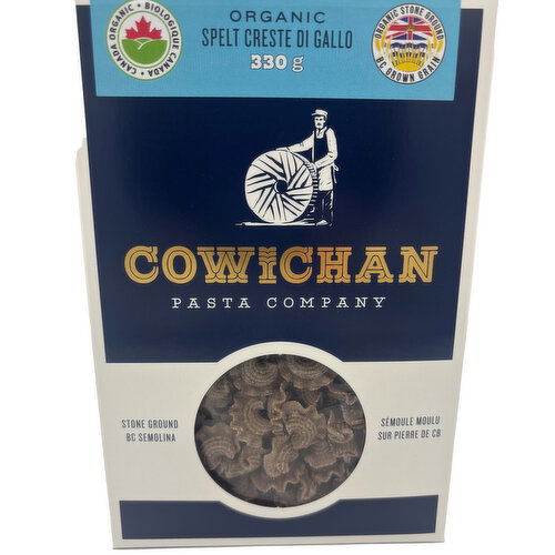 COWICHAN PASTA CO - Dry Pasta Crest Di Gallo Organic Spelt Wheat