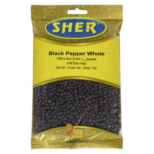 Sher - Pepper Black Pepper Whole