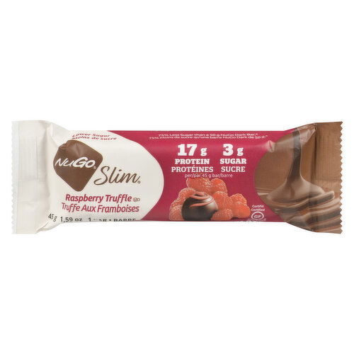 Nugo - Slim Raspberry Truffle Bar