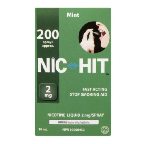 Nic Hit - Liquid Spray 2mg Mint