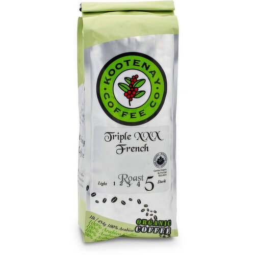 Kootenay Coffee Co - Triple XXX French Roast Whole Bean Coffee