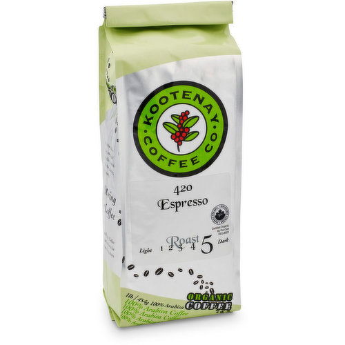 Kootenay Coffee Co. - Organic Coffee - 420 Espresso