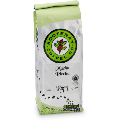 Kootenay Coffee Co. - Medium Roast - Machu Picchu