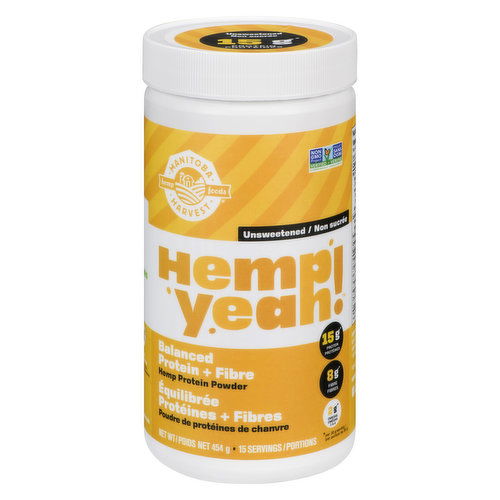 Manitoba Harvest - Hemp Yeah Unsweetened Balance Protein and Fibre