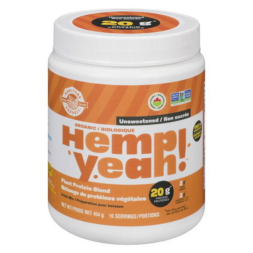 Manitoba Harvest - Hemp Yeah! Protein Blend Unsweetened