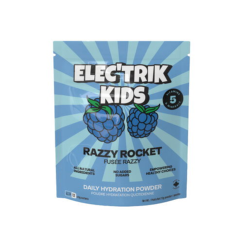 ELEC'TRIK KIDS - Daily Hydration Powder - Razzy Rocket