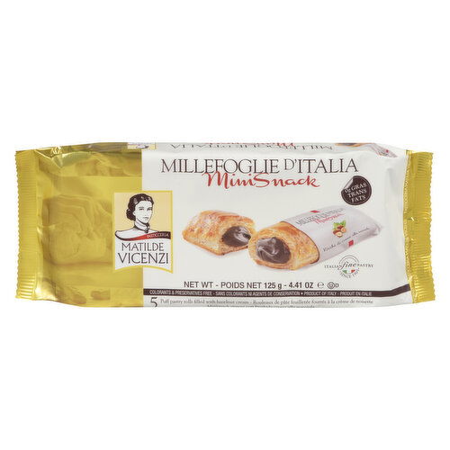 VICENZI - Millefoglie D'Italia Mini Hazelnut Snack