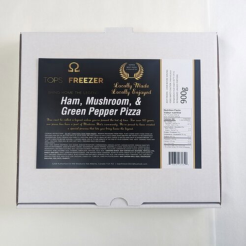 Tops Freezer - Large Ham, Mushroom, & Green Pepper Pizza