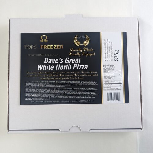 TOP FREEZER - Large Daves Great White North