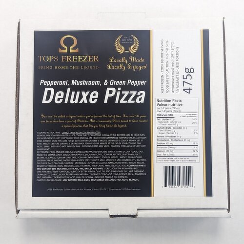 TOP FREEZER - Personal Deluxe Pizza