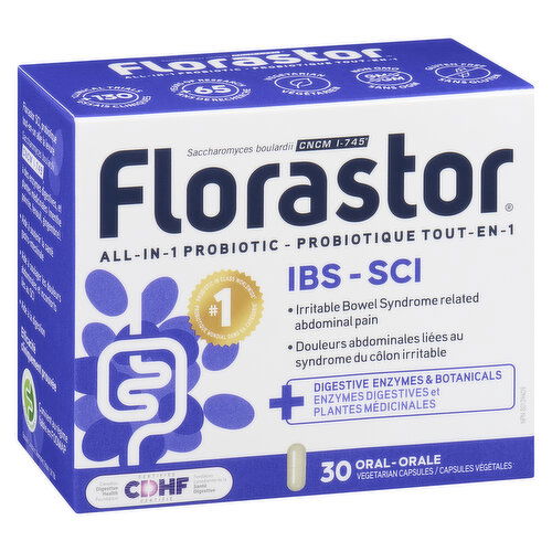 Florastor - Daily Probiotic - IBS