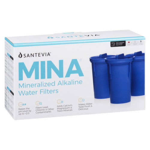 Santevia - Mina Alkaline Pitcher Filter Replacement