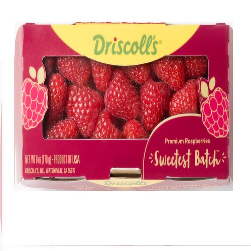Driscolls - Paper Pack Raspberries