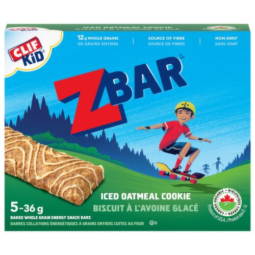 Clif - Kid Organic Z Bar - Iced Oatmeal Cookie.