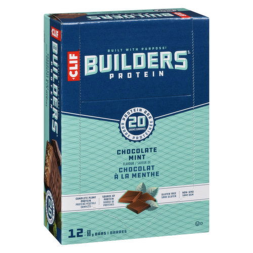 Clif - Builder's Protein Bars - Chocolate Mint