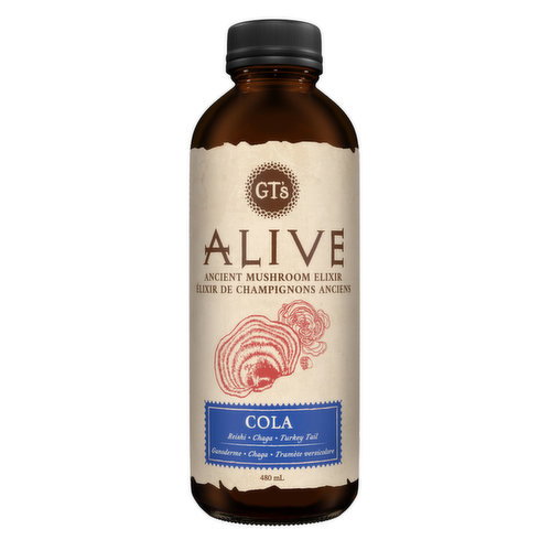 GTS - Alive Ancient Mushroom Tea Elixir Cola Organic