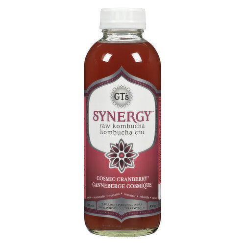 GT's - Synergy Raw Kombucha Cosmic Cranberry