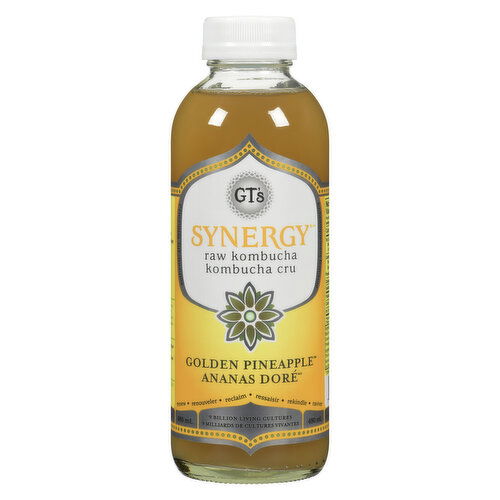 GT's - Synergy Raw Kombucha Golden Pineapple