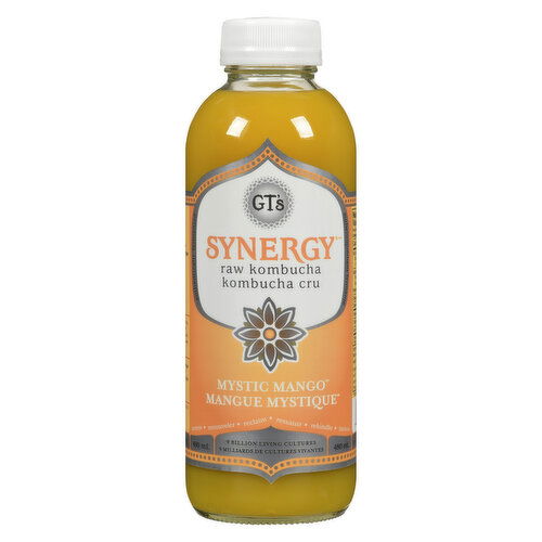 GT's - Synergy Raw Kombucha Mystic Mango