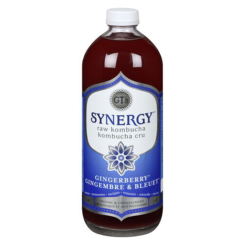 GT's - Synergy Raw Kombucha Gingerberry