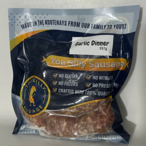 You Silly Sausage - Garlic Dinner