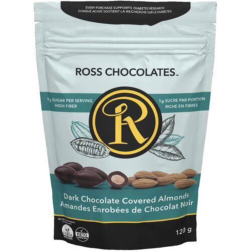 Ross Chocolates - Dark Chocolate Covered Almond