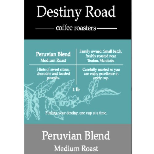 Destiny Road - Peruvian Medium Roast Coffee Beans