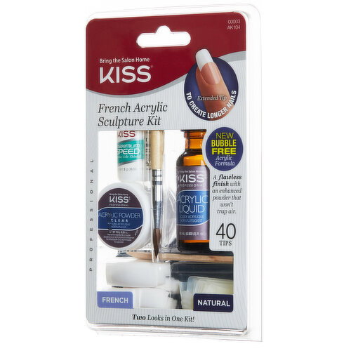 KISS - French Acrylic, Professional Nail Sculpture Kit