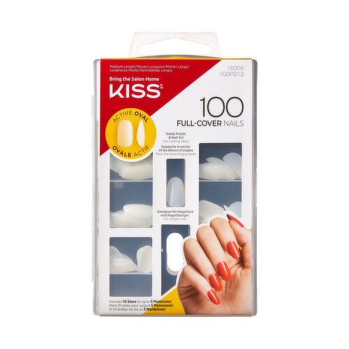 KISS - Kiss 101 Nail Tips Active Oval