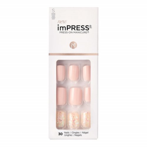 KISS - imPRESS Press-on Manicure - Dorothy, Short
